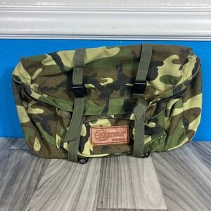 Vtg Eastpak Camo Bag Waist Shoulder Bag Excellent